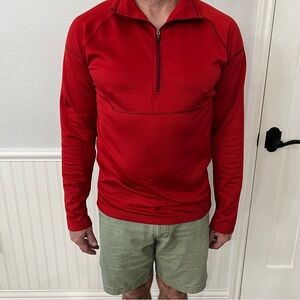 EC. REI Men’s Long Sleeve Half-Zip Midweight Base Layer Top. Size Medium.